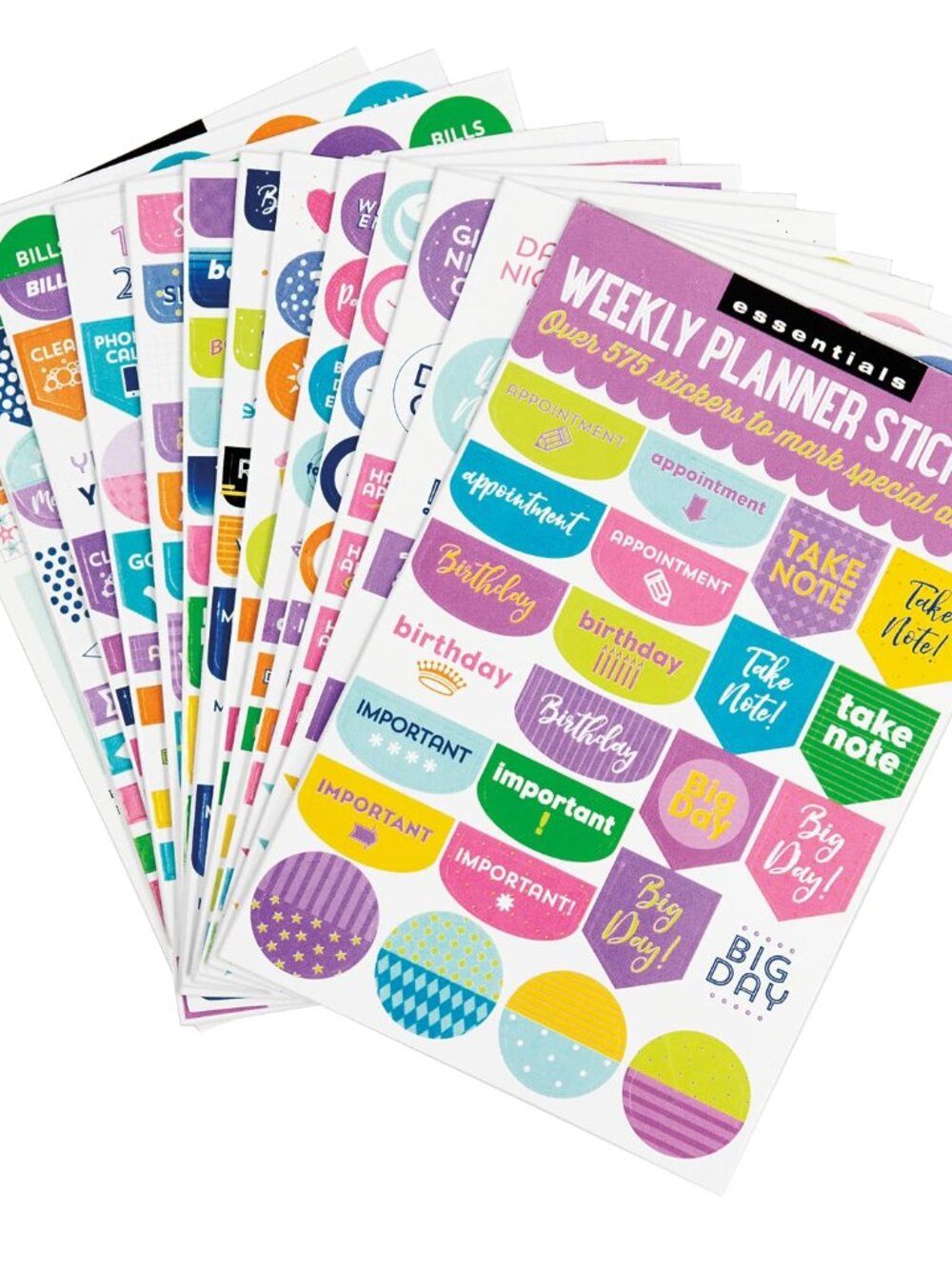 Essentials Weekly Planner Stickers Set Of 575 Stickers
